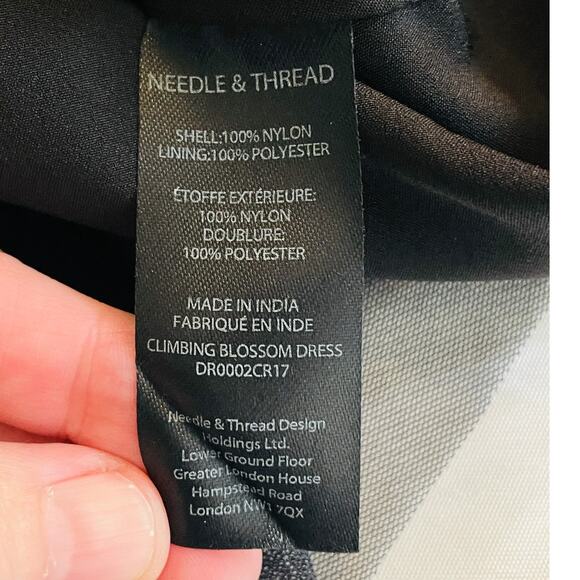 NWT Needle & Thread x BHLDN Climbing Blossom Dress - Women's Size 6 - Picture 12 of 16